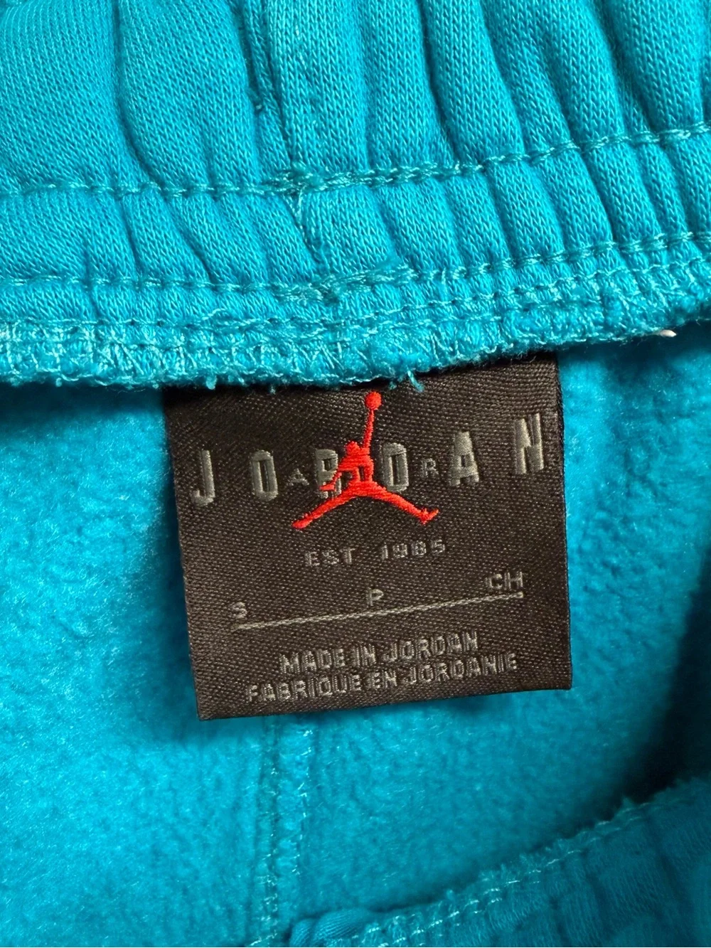 Jordan Teal Blue Jumpman Drawstring Shorts